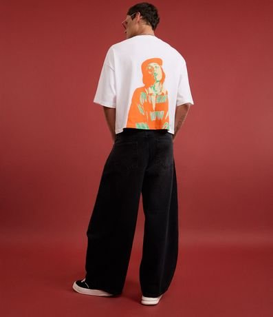 Remera Oversized en Algodón con Estampa Frente y Espalda Billie Eilish 7