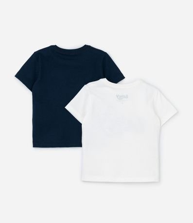 Kit 02 Camisetas Infantiles con Estampa Bluey - Talle 2 a 6 años 2