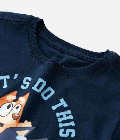 Kit 02 Camisetas Infantiles con Estampa Bluey - Talle 2 a 6 años 4