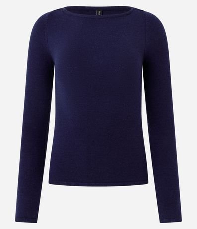 Sueter Punto en Viscosa con Escote Canoa 4