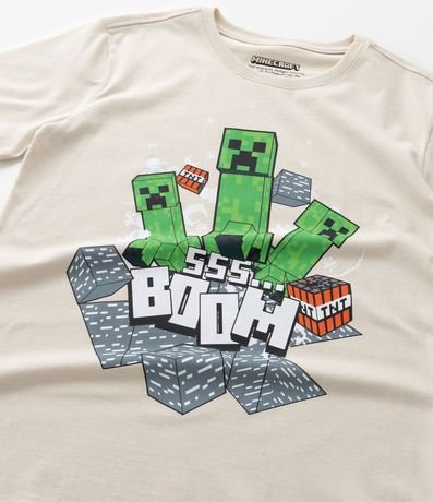 Kit 02 Camisetas Infantiles con Estampa Minecraft - Talle 5 a 14 años 5