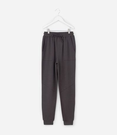 Pantalón Jogger Infantil en Modal con Recortes - Talle 5 a 14 años