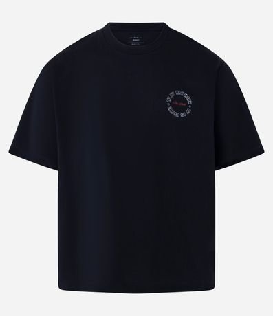 Remera Boxy en Algodón con Estampa de Anjos y Lettering The Luck 6