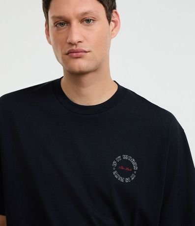 Remera Boxy en Algodón con Estampa de Anjos y Lettering The Luck 4