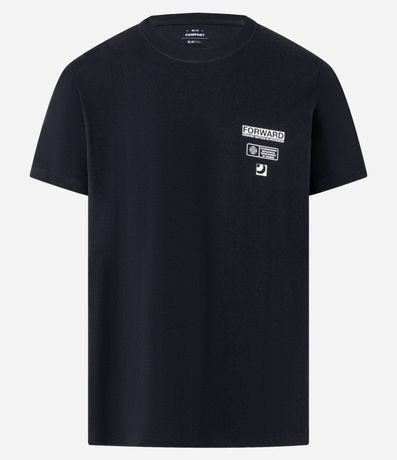 Remera Comfort en Algodón con Estampa Frente y Espalda Mapa Topográfico 6