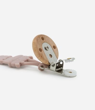 Prendedor de Chupeta Infantil  em Silicone de Vaca - Talle único 3