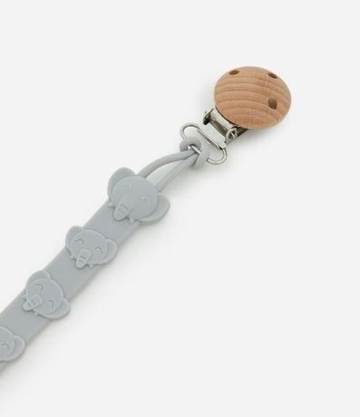 Prendedor de Chupeta Infantil en Silicone de Elefante - Talle único 2