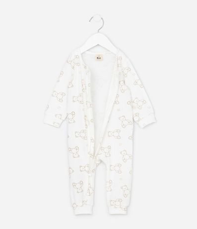 Mono Infantil Canelado con Estampado de Ositos – Talle RN a 24 Meses 3