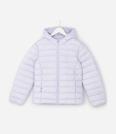 Campera Infantil Puffer en Microfibra con Capucha – Talle 5 a 16 años