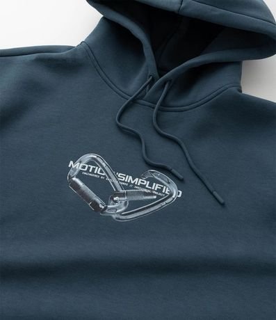 Saco Relajado en Algodón con Felpa y Estampa de Lettering 7
