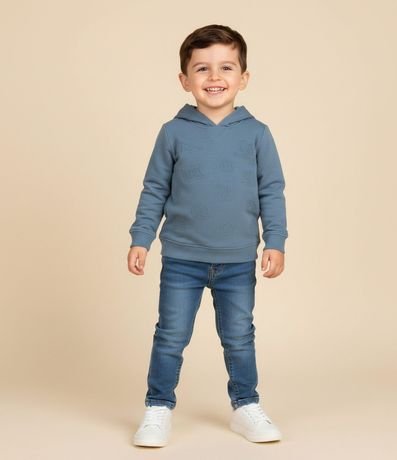 Saco Infantil con Ícones Embossed y Capucha – Talle 1 a 6 años