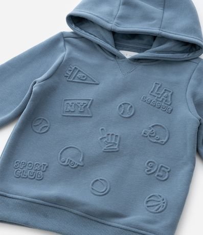 Saco Infantil con Ícones Embossed y Capucha – Talle 1 a 6 años 8