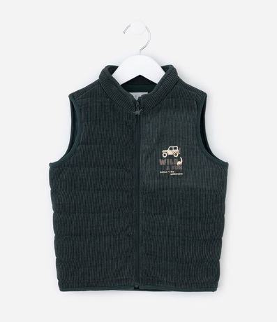 Chaleco Infantil Matelassados con Estampado Localizada – Talle 1 a 5/6 años 1