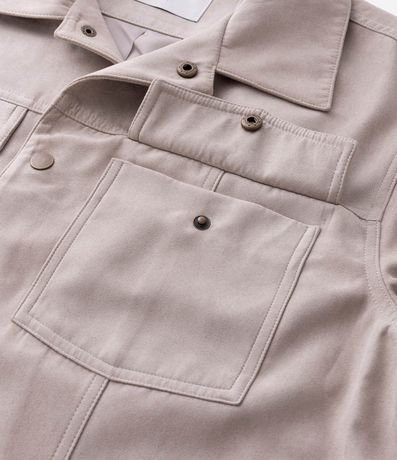 Campera Trucker en Gamuza con Botones 10