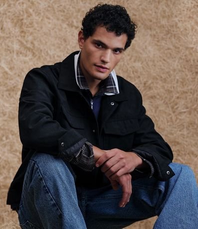 Campera Trucker en Gamuza con Botones