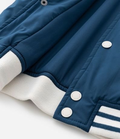 Campera Infantil Bomber con Patches College – Talle 1 a 5/6 años 6