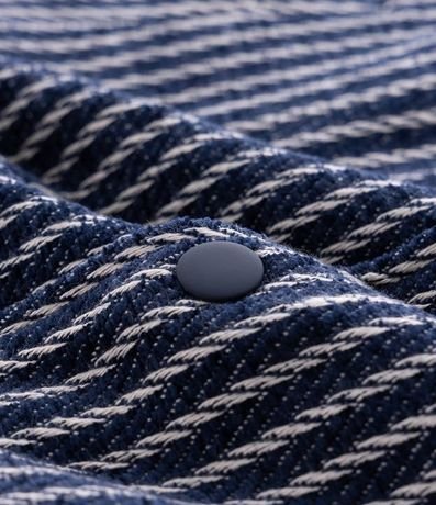 Campera Texturizada Jacquard Rayada 9