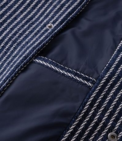 Campera Texturizada Jacquard Rayada 10