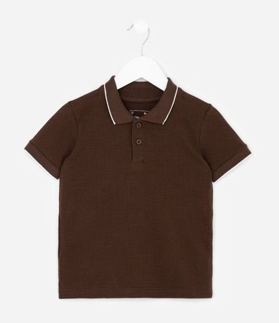 Remera Polo Infantil Texturizada - Talle 1 a 6 años 2