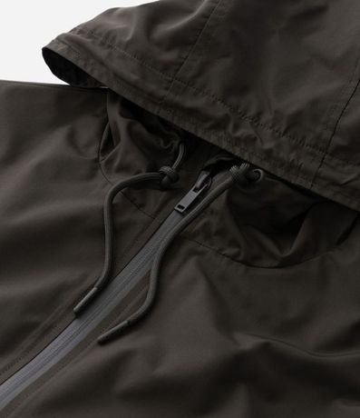Campera Rompevientos con Capucha y Bolsillo con Cierre 7