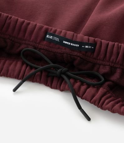 Pantalón de Algodón con Felpa y Painéis 7