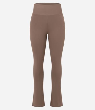 Pantalón Legging Flare Deportiva en Microfibra con Fenda 5