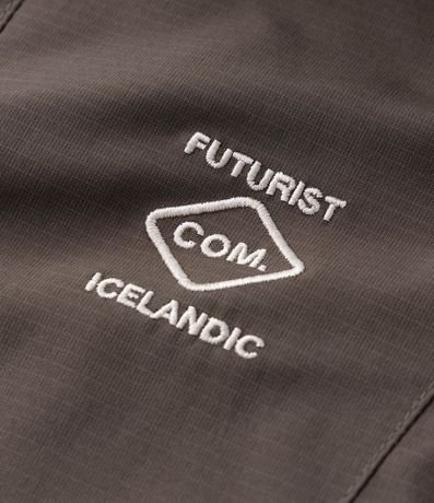 Campera Rompeviento con Recortes Delanteros y Bolsillo de Cremallera 11