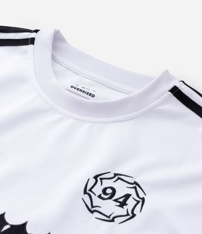 Remera Manga Corta en Tejido Sintético y Lettering Broken Culture 5