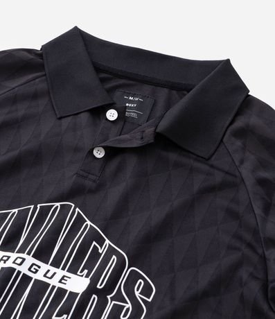 Polo Masculina Manga Corta Boxy Runners 10