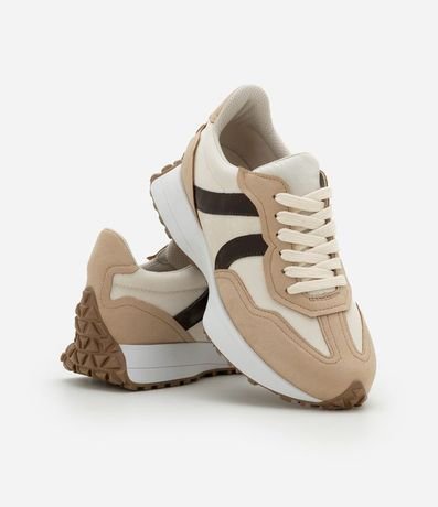 Championes Jogging en PU con Recortes Contrastantes 6