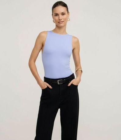 Body Básico en Poliamida con Cuello Halter 4