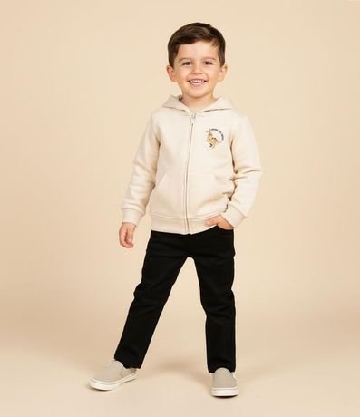 Pantalón Skinny Infantil en Sarga con Bolsillo Cuchillo - Talle 1 a 4 años