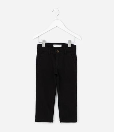 Pantalón Skinny Infantil en Sarga con Bolsillo Cuchillo - Talle 1 a 4 años 2