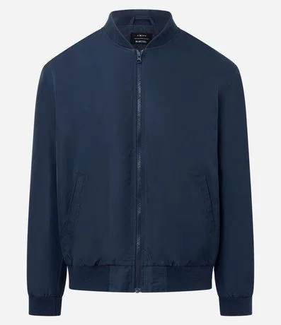 Campera Bomber Aberta con Cremallera