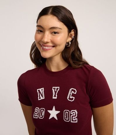 Remera New T-shirt en Algodón con Estampa NYC 3