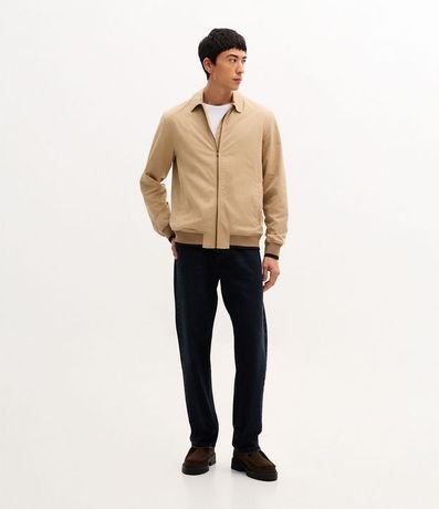 Campera Bomber en Sarga 2