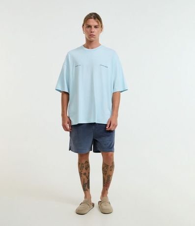 Remera Oversized en Algodón con Estampa  Lettering Standard Supply 2