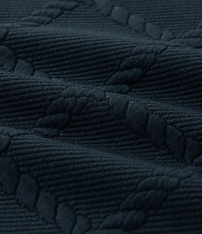 Saco Regular con Elastano Texturizado en Efecto Cordas 5