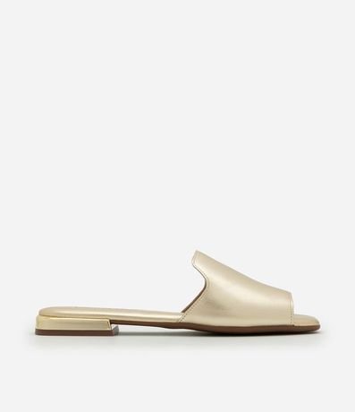 Sandália Plana Tira Única Ancha Beira Rio