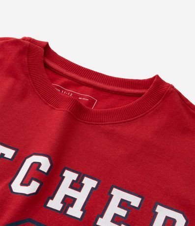 Remera Infantil Regular con Estampa de Baseball - Talle 5 a 14 años 7