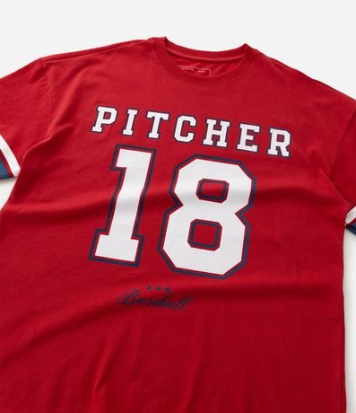 Remera Infantil Regular con Estampa de Baseball - Talle 5 a 14 años 8