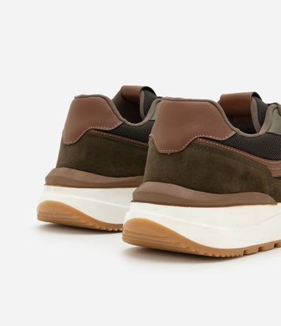 Championes Jogging en PU con Recortes Contrastantes 5