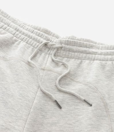 Pantalón en Algodón con Felpa y Paneles en los Laterales 6