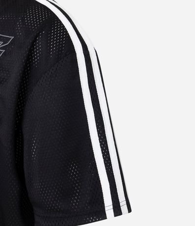 Camisa Deportiva en Textura Mesh con Bordado Breaker 7