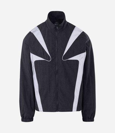 Campera Masculina Liviana en Tejido Tecnológico con Paneles Reflectivos 6