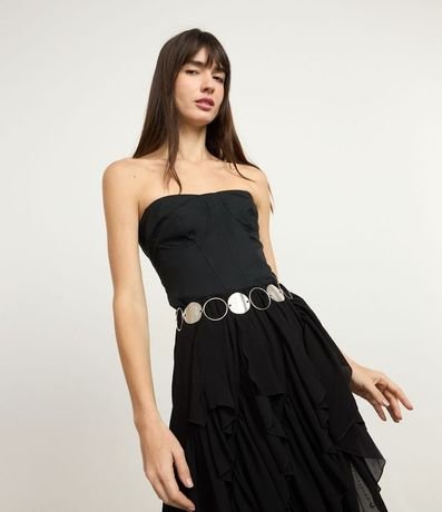 Cinturón de Metal con Argollas y Rodelas