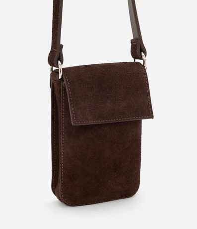 Cartera Shoulder en Cuero Liso Pelo de Vaca