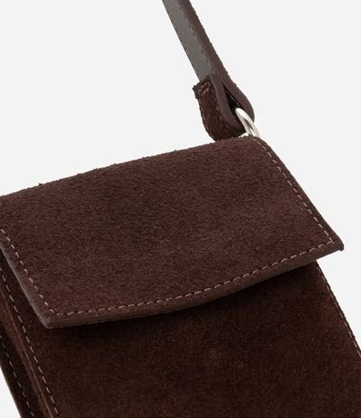Cartera Shoulder en Cuero Liso Pelo de Vaca 4