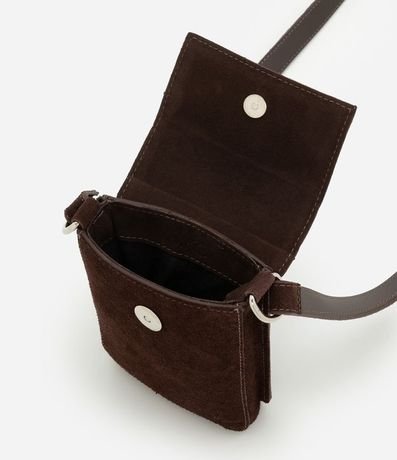 Cartera Shoulder en Cuero Liso Pelo de Vaca 5