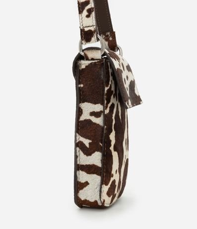 Cartera Shoulder en Cuero Liso Pelo de Vaca 2